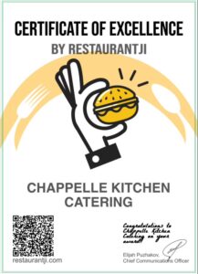 Chappelle kitchen certificate